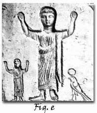 Greco-Egyptian cross posture with Horus hawk