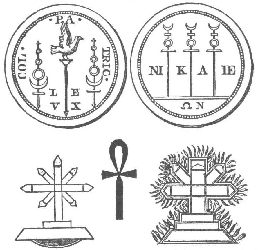 Pagan standards and crosses