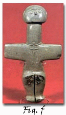 Cruciform with crucifix around neck, Cyprus, chalcolithic