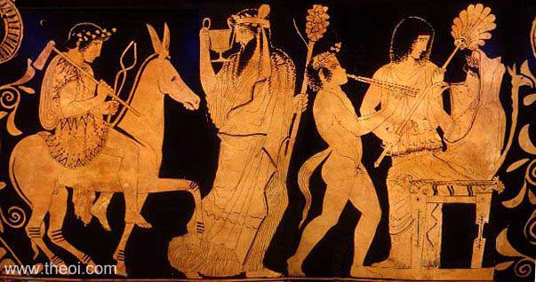 Hephaistos, Dionysus and Hera (Toledo Museum of Art, Toledo, Ohio; www.theoi.com/Gallery/K7.1B.html)
